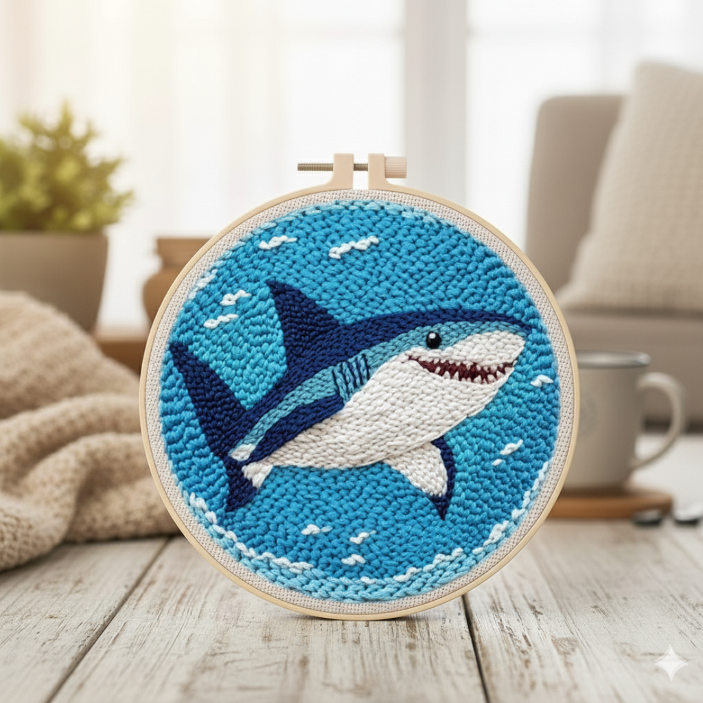 Kit de Broderie Magique Beezy 🧵🧸 - Punch Needle