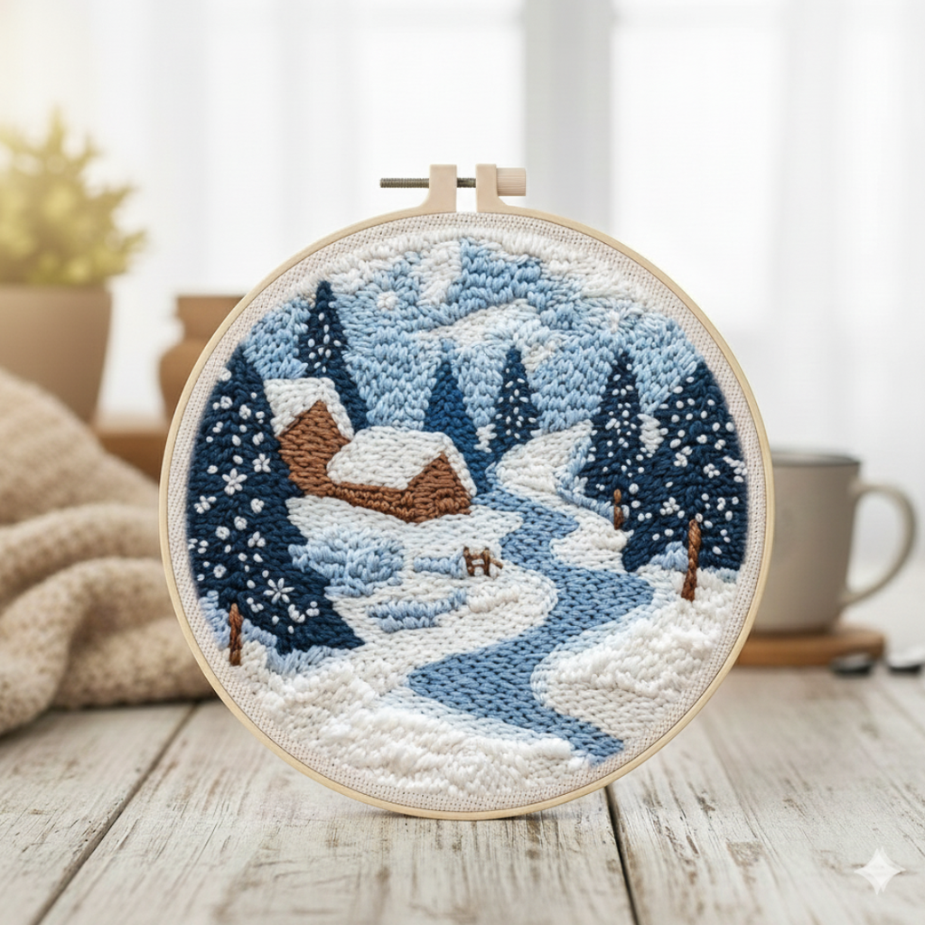 Kit de Broderie Magique Beezy 🧵🧸 - Punch Needle