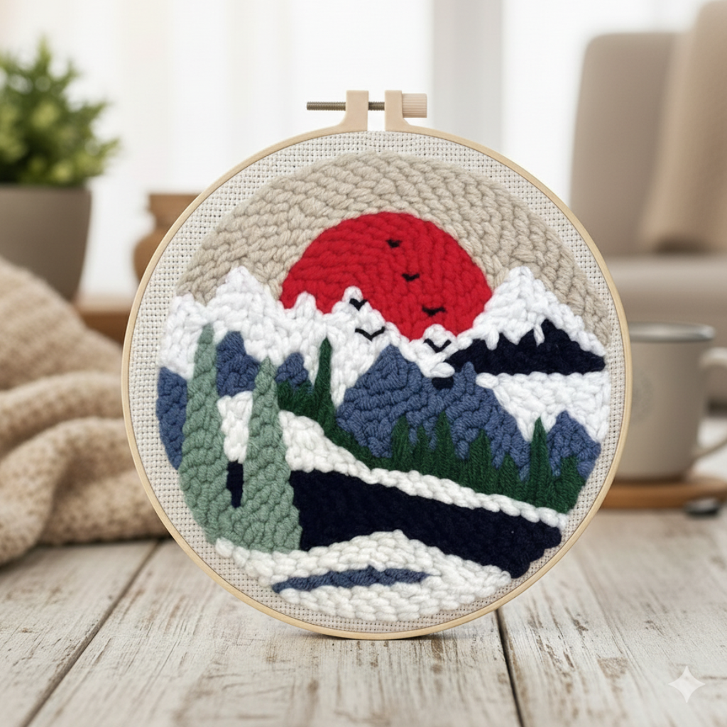 Kit de Broderie Magique Beezy 🧵🧸 - Punch Needle