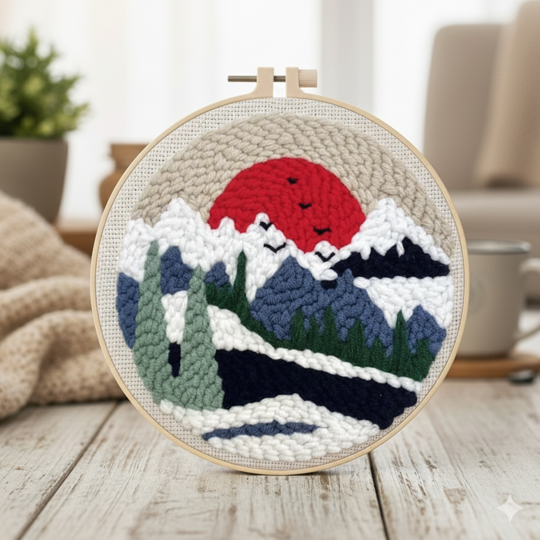 Kit de Broderie Magique Beezy 🧵🧸 - Punch Needle